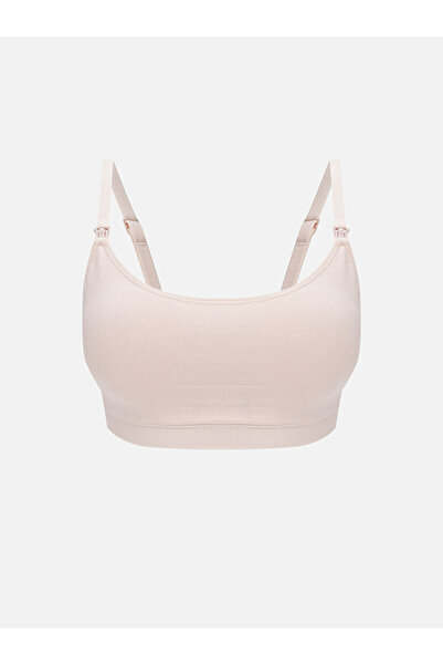 LC Waikiki Rmz Gi̇yi̇m Farki̇yla Non-Wired Non-Padded Plain Nursing Bra