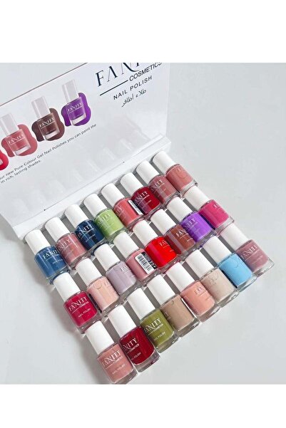 Vanity مجموعة طلاء أظافر بـ 24 لونًا فريدًا