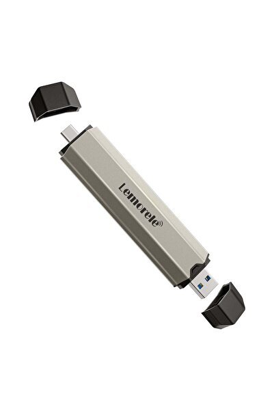 lemorele SD3, 2in1 M.2 SSD Kutusu NVMe & SATA Destekli 10Gbps USB 3.2 Gen2 Çi...