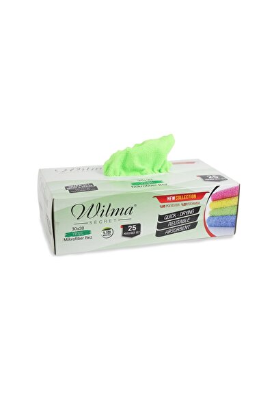 Wilma قماش تنظيف من الألياف الدقيقة من سيكريت، 100 قطعة في علبة، قماش من الأل...