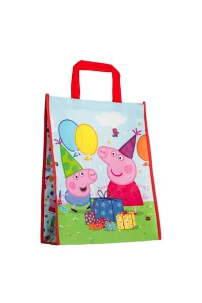 DAsiNU Geantă reutilizabilă cu designul Peppa și George