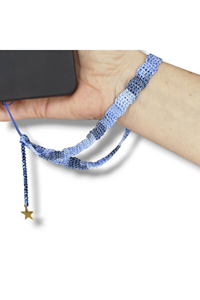 STE Dantel Ebruli Telefon Charmı - Altın Renk Yıldız Telefon Charmı - Telefon...