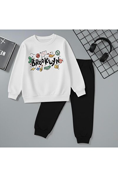 No Plan SET DE TRENING BROOKLYN CU IMPRIMARE MIXTĂ PENTRU BĂIEȚI