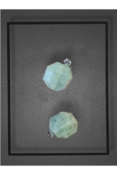 best bioenerji taş terapi Aqua Marine Pendant