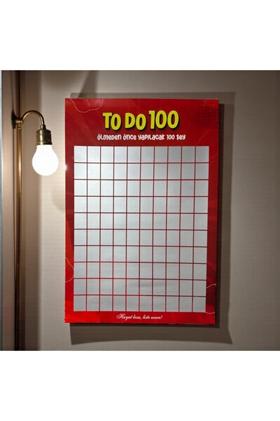 CNS Concept 100 things to do before you die scratch off poster