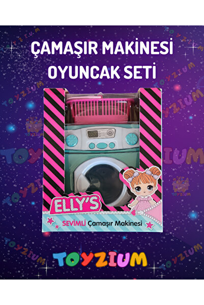 Shem Çamaşır Makinesi Oyuncak Seti – Eğitici Rol Oyunu Çamaşır Seti
