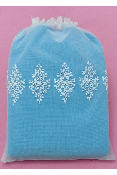 FNT Düz sade desenli tül kese 21*30 cm 12 adettir Hediyelik Bohçalık çeyizlik