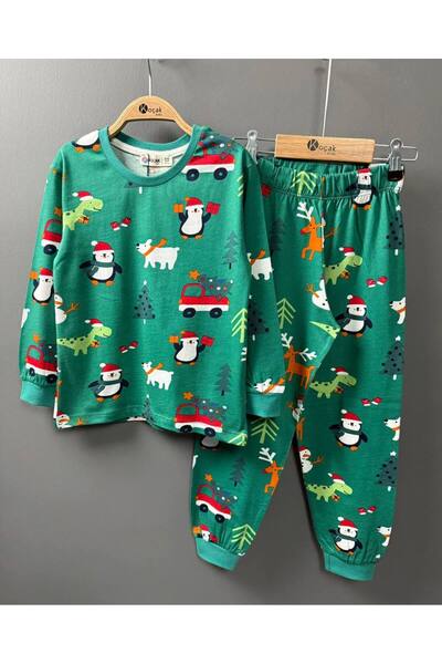 Koçak Kids Set de pijamale pentru copii cu tematică de Crăciun de Anul Nou