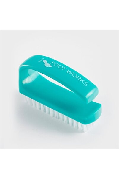AVON Foot Brush, Foot Works, 8.8 x 5.5 x 2.5 cm, Plastic, White, Turquoise