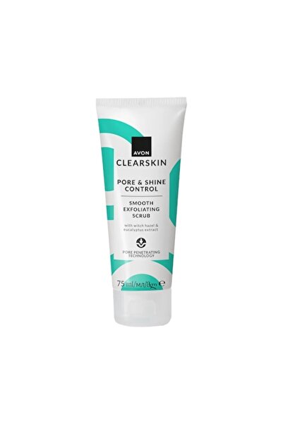AVON Scrub facial, Clearskin, control al porilor și luciului, 75 ml