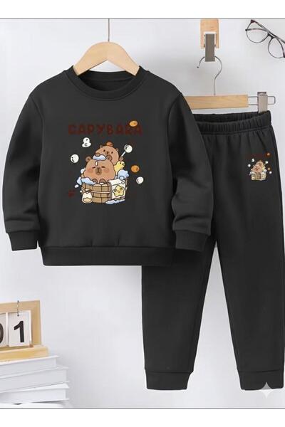 No Plan SET DE TRENING IMPRIMAT CAPYBARA PENTRU BĂIEȚI FĂRĂ MÂNĂRI