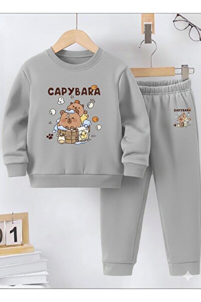 No Plan SET DE TRENING IMPRIMAT CAPYBARA PENTRU BĂIEȚI FĂRĂ MÂNĂRI