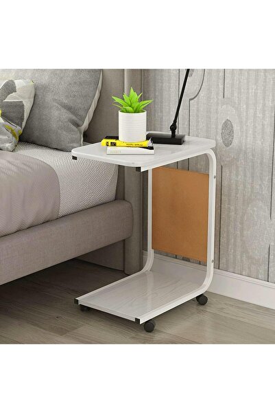 Twinkle Mart Winsoyya Round Side End Table with Storage, Nightstand, Triangle...