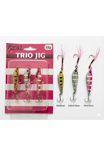 Ayaz Mix Trio 3'lü Jig 10 Gr 15 Gr