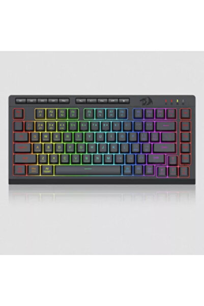 REDRAGON Tastatură Crescent Pro RGB LED Bluetooth/USB Wireless/USB-C Negru