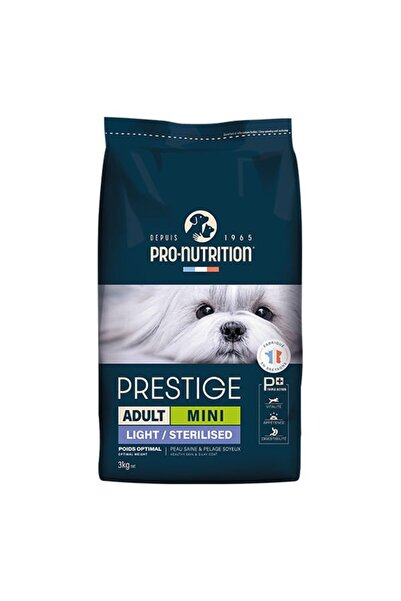Pro Nutrition Prestige Adult Mini Light Kısırlaştırılmış Yetişkin Köpek Mamas...