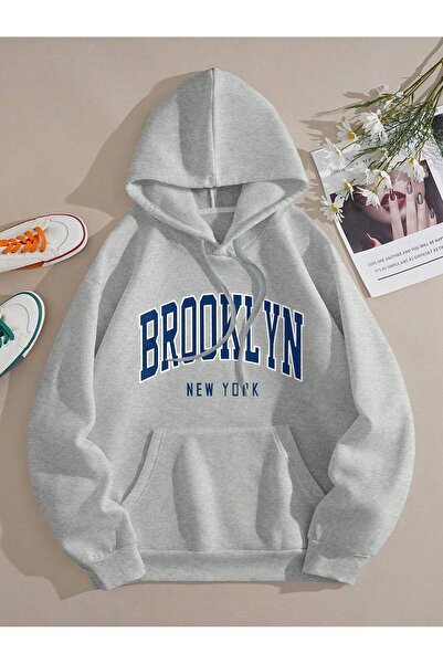 LORVANIY قصة فضفاضة كارديجان مطبوع قصة فضفاضة بغطاء رأس هودي للجنسين 3 خيوط ش...