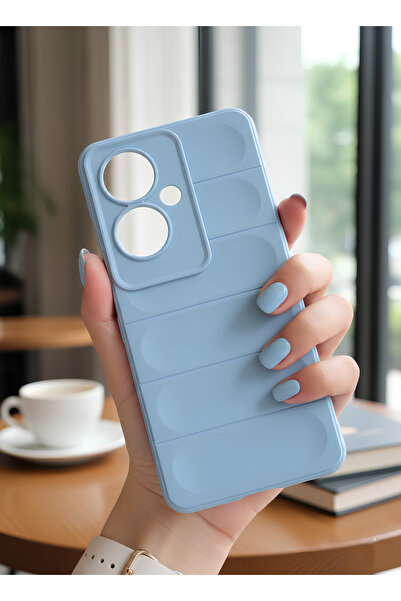 TechTrove غطاء هاتف أوبو رينو 11F مرن مع فتحة في الخلف، مضاد للانزلاق عند الا...