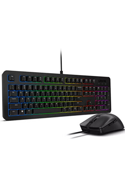 LENOVO Kit Legion KM310 - Tastatură RGB LED USB Negru + Mouse Optic RGB LED U...