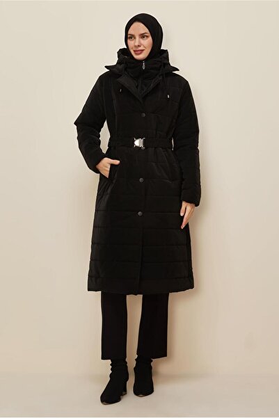 Alvina Belted K Hooded Coat 90590