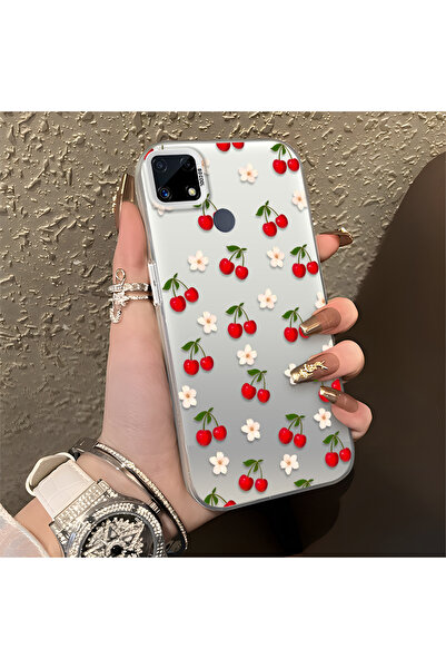 Hontinga حافظة متوافقة مع هاتف Realme C15، حافظة هاتف صلبة مضادة للسقوط