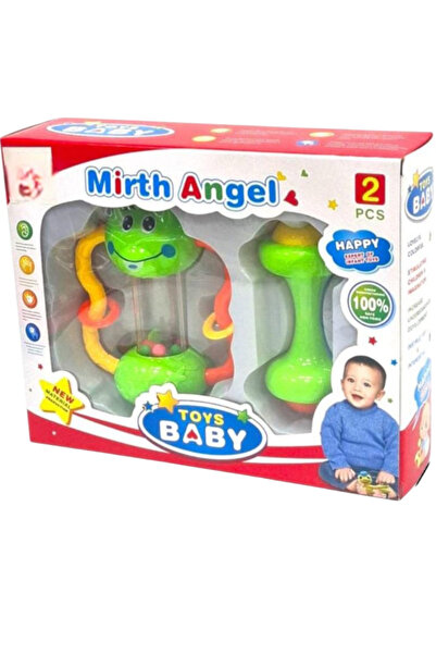 Toybox مجموعة خشخيشة للأطفال من عمر 0 إلى 6 أشهر، تتضمن خشخيشة وألعاب تسنين ل...