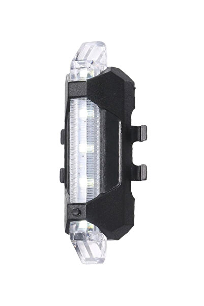 HALAMODO مصباح خلفي للدراجة قابل لإعادة الشحن عبر منفذ USB، مزود بأربعة مصابي...