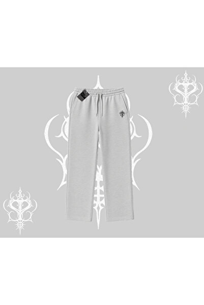 Tarzsokak White Baggy Sweatpants with Custom Logo