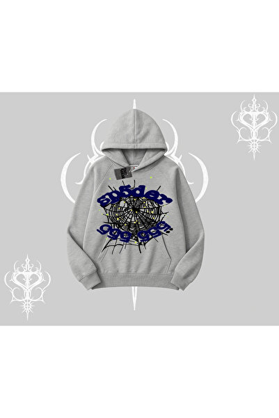 Tarzsokak Бяла суитшърт с качулка Sp55der