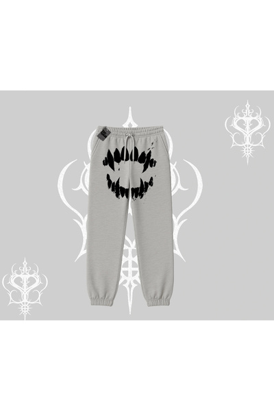 Tarzsokak Λευκό ελαστικό αθλητικό παντελόνι Vampir Dış