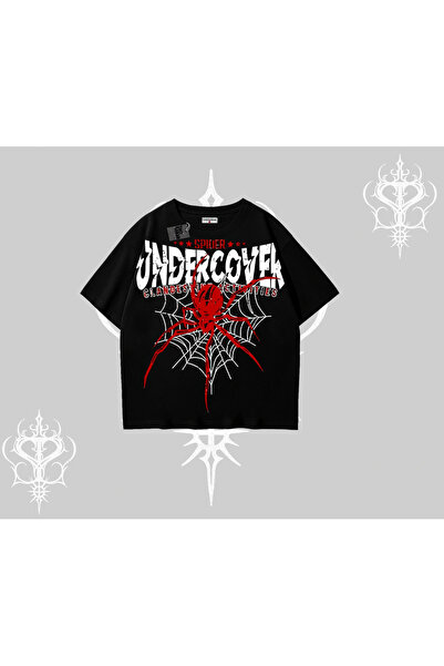 Tarzsokak Λευκό Υπερμεγέθες Μπλουζάκι Spider Undercover