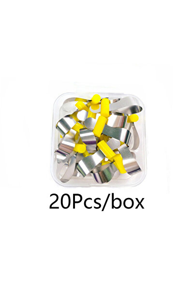 choice2 20 قطعة صفراء 20/50 قطعة من صفائح تشكيل الأسنان، قوالب معدنية محددة ا...