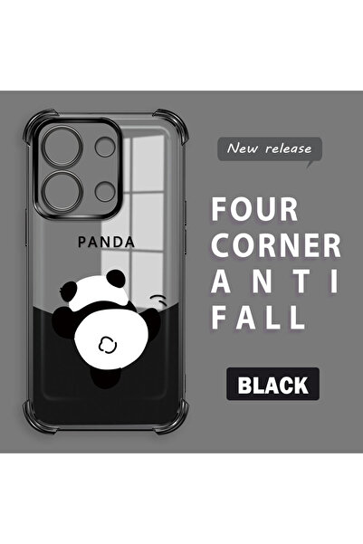 Hontinga حافظة هاتف شاومي ريدمي نوت 13 المتوافقة مع نمط طباعة الباندا، حافظة ...