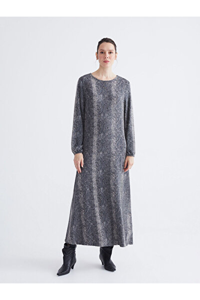 LC Waikiki Φόρεμα με σχέδιο με λαιμόκοψη LCW Grace