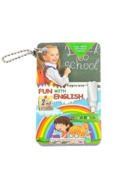 Monopol İngilizce Dil Kartları 2. Sınıf 172 Kelime ( Yeni MEB Müfredatına Uygundur )
