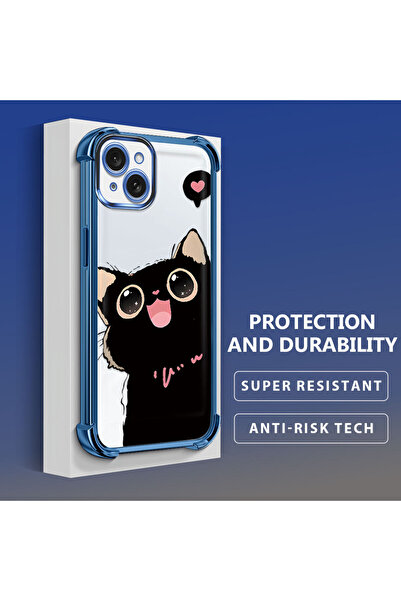 Hontinga حافظة هاتف شفافة من السيليكون الناعم متوافقة مع هاتف iPhone 15 Plus ...