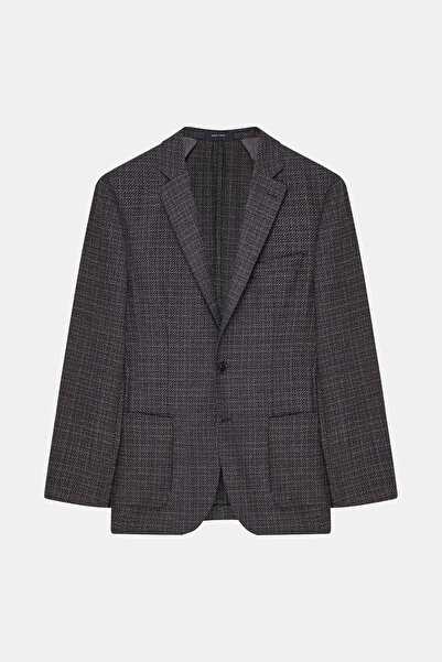 W Collection KAHVE DÜĞMELİ YÜN CEKET