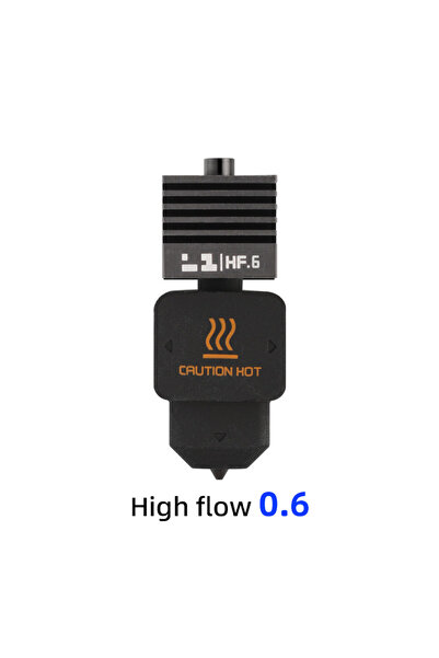 Choice1 فوهة H2D HF 0.6 عالية الجودة من الفولاذ المقوى، مقاس 0.2/0.4/0.6/0.8 مم، مناسبة لطابعات بامبو.