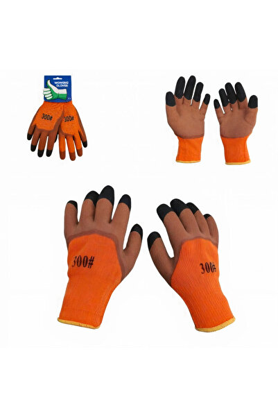 JML1 Mănuși de protecție 12/set cu etichetă acoperită cu latex, mărimea 10 po...