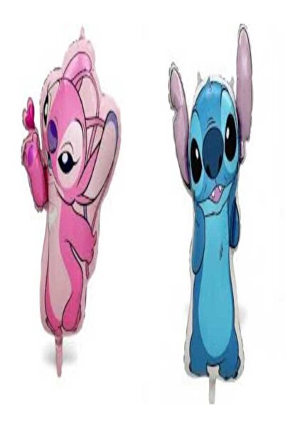 GenelTedarik mutlu Anılar Parti evi Lilo Stitch Folyo Balon 60 cm,Angel