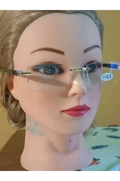 Fashion Johny rimless reading glasses +3