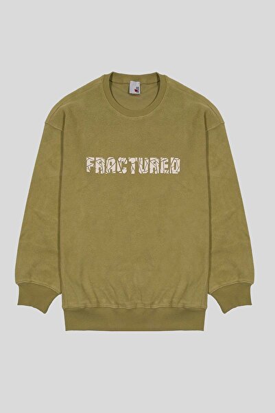 GMG FIRENZE Γυναικείο φούτερ με λαιμόκοψη 100% βαμβάκι oversized