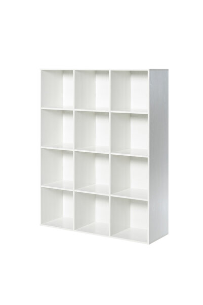 CHOGORI خزانة كتب خشبية مفتوحة مع لوحة خلفية، منظم تخزين مزخرف لغرفة المعيشة والمكتب وغرفة الأطفال