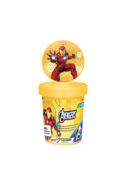 Marvel Iron Man Clay Dough with Figure Stamper 3oz
