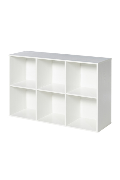 CHOGORI خزانة كتب خشبية مفتوحة مع لوحة خلفية، منظم تخزين مزخرف لغرفة المعيشة والمكتب وغرفة الأطفال