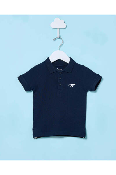REDTAG Infant Boys Navy Polo Shirt