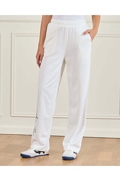 REDTAG Women White Printed Active Pants