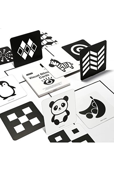 Beiens بطاقات تعليمية عالية التباين للأطفال الرضع