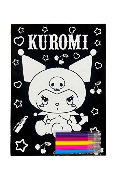 SANRIO Lisanslı Kuromi Sihirli Parti Serisi Boyama Seti