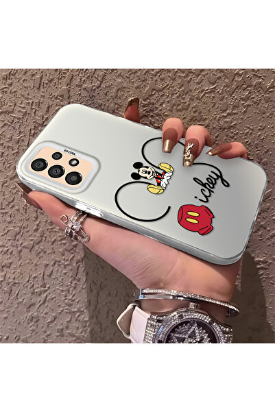 Hontinga حافظة هاتف متوافقة مع هاتف سامسونج جالاكسي A33 ميكي مضادة للصدمات وم...